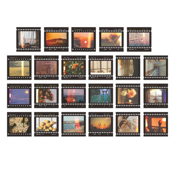 46 pcs Sunset film Sticker Pack