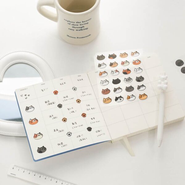 2 sheets Kawaii Cat Stickers