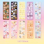 10pcs Kawaii Sticker Set: 20 Designs to choose from!