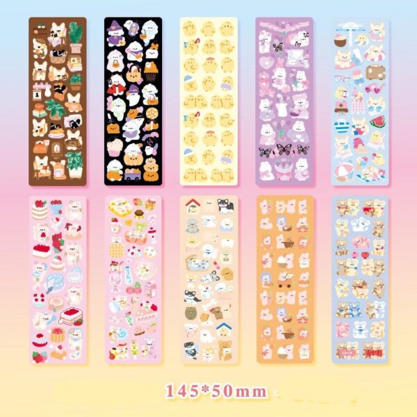 10pcs Kawaii Sticker Set: 20 Designs to choose from!