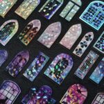 20pcs Holographic Stained-Glass Window Stickers