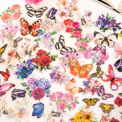 Butterfly Love Sticker 50pcs Set