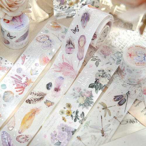 Botanical Illustrated Washi Tape 🪶