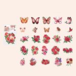 Butterfly Love Sticker 50pcs Set