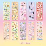 10pcs Kawaii Sticker Set: 20 Designs to choose from!