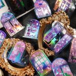 20pcs Holographic Stained-Glass Window Stickers